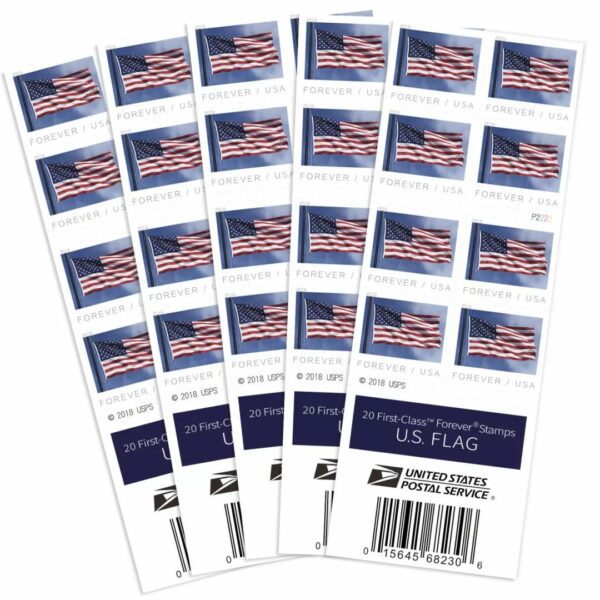 2019 US Flags Forever First Class Postage Stamps