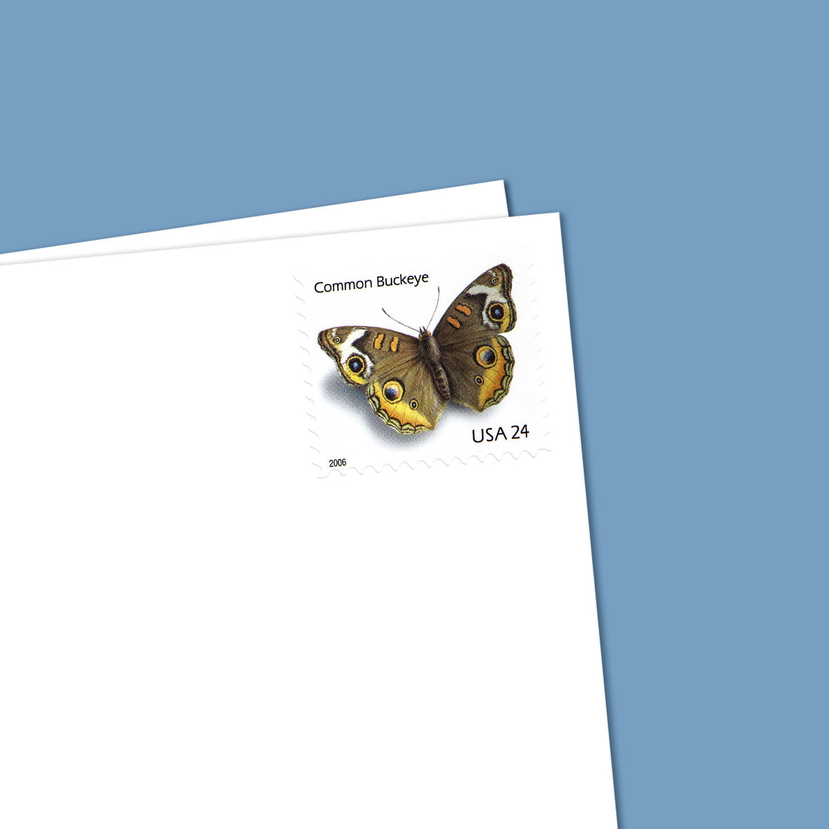 2006 Common Buckeye Butterfly First Class Postage Stamps (Value Stamp Not Forever)