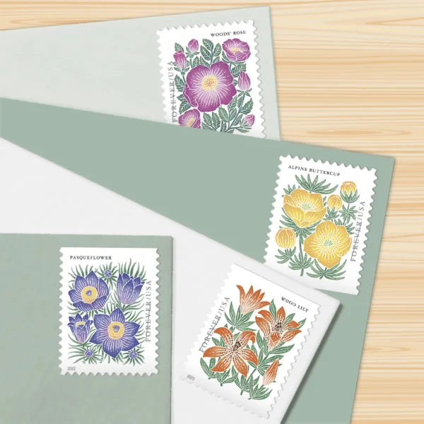 2022 Mountain Flora Forever First Class Postage Stamps