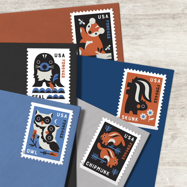 2025 Baby Wild Animals Forever First Class Postage Stamps