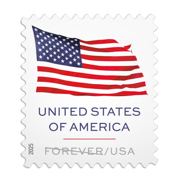 2025 U.S. Flags Forever First Class Postage Stamps
