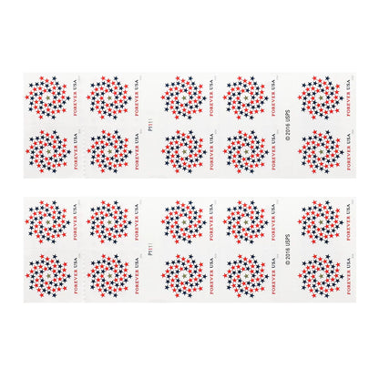 2016 Patriotic Spiral Forever First Class Postage Stamps
