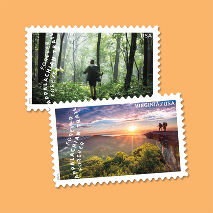 2025 The Appalachian Trail Forever First Class Postage Stamps