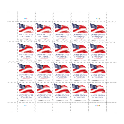 2025 U.S. Flags Forever First Class Postage Stamps