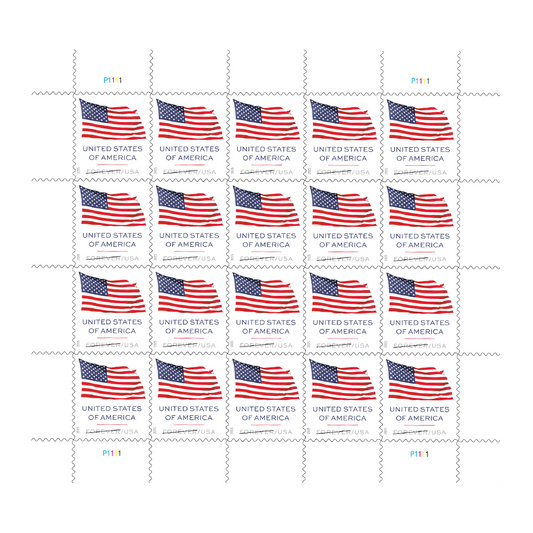 2025 U.S. Flags Forever First Class Postage Stamps
