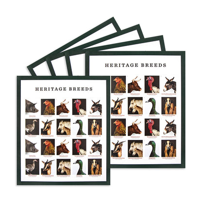 2021 Heritage Breeds Forever First Class Postage Stamps