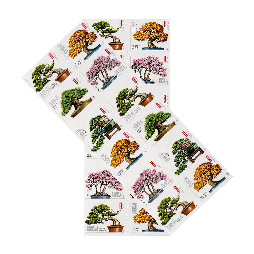 2021 Bonsai Trees Forever First Class Postage Stamps