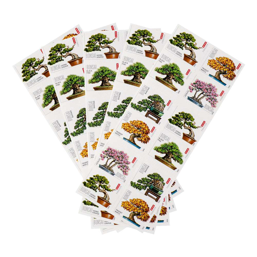 2021 Bonsai Trees Forever First Class Postage Stamps