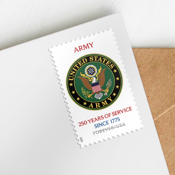 2025 U.s. Army 250th Stamps Forever First Class Postage Stamps