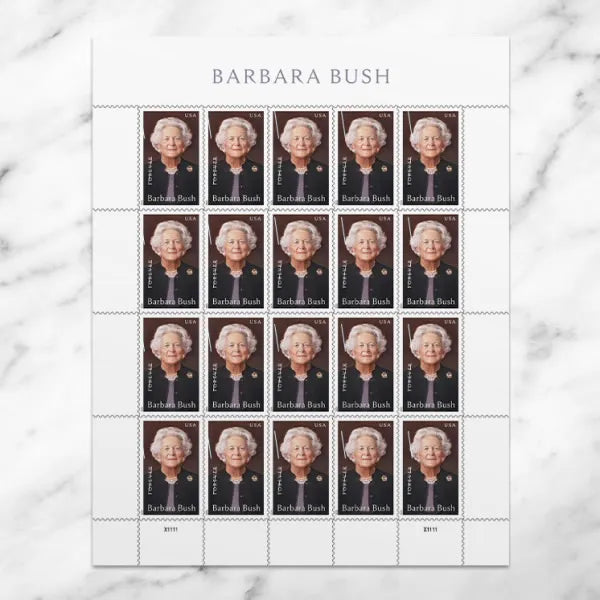 2025 Barbara Bush Stamps Forever First Class Postage Stamps