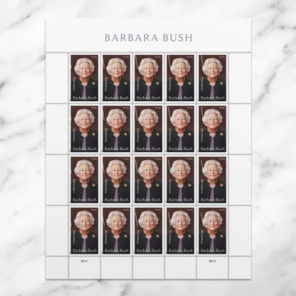2025 Barbara Bush Stamps Forever First Class Postage Stamps