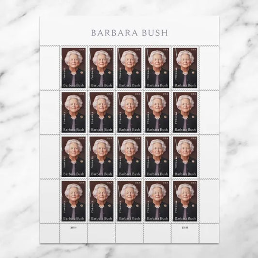 2025 Barbara Bush Stamps Forever First Class Postage Stamps