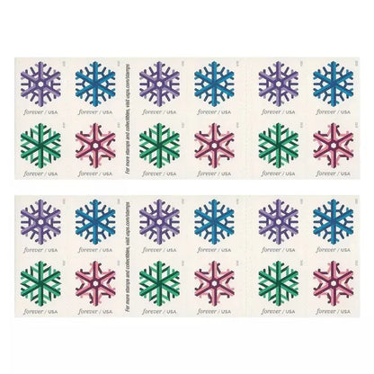 2015 Geometric Snowflake Forever First Class Postage Stamps