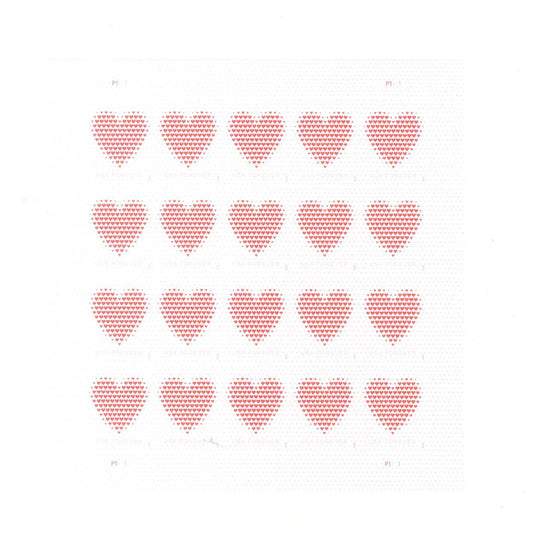 2020 Made of Hearts Forever First Class Postage Stamps