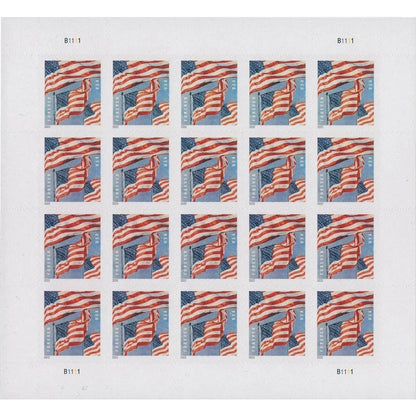 2022 US Flags Forever First Class Postage Stamps